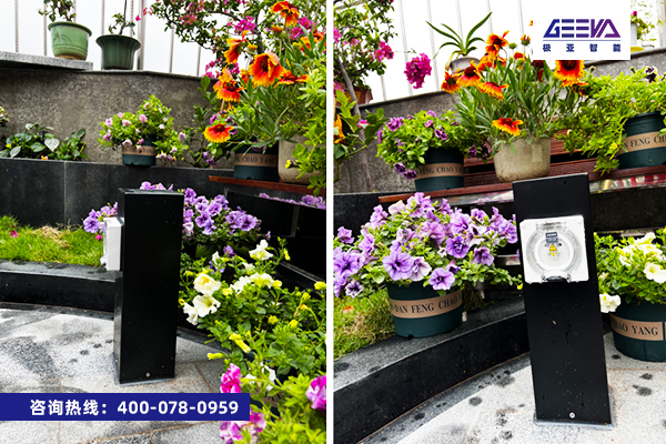 戶外花園插座柱